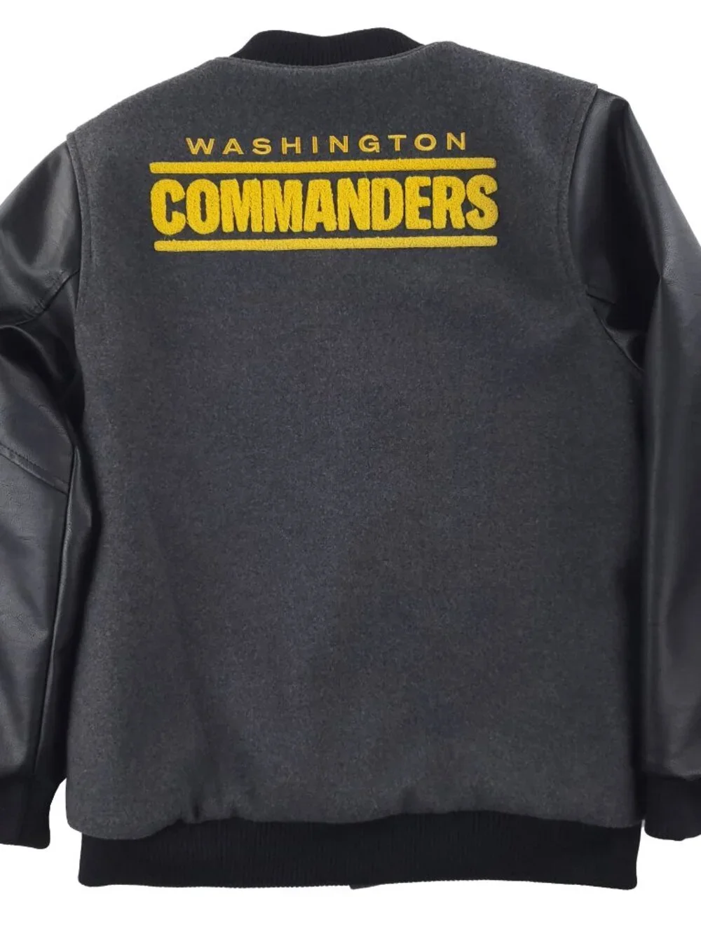 Washington Commanders Varsity Jacket NFL Bomber Patched Youth 18-20 NWT